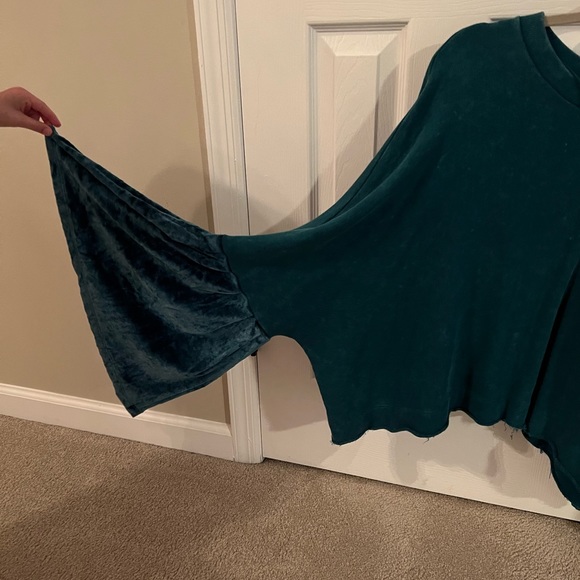 Free people sz large velvet top - Picture 4 of 4